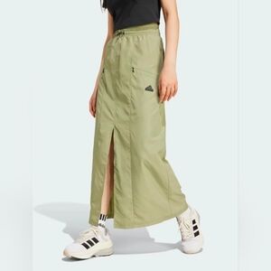 New Adidas Women's Adiclub Stretch Waist Skirt 'Tent Green' JM1254 Size Medium